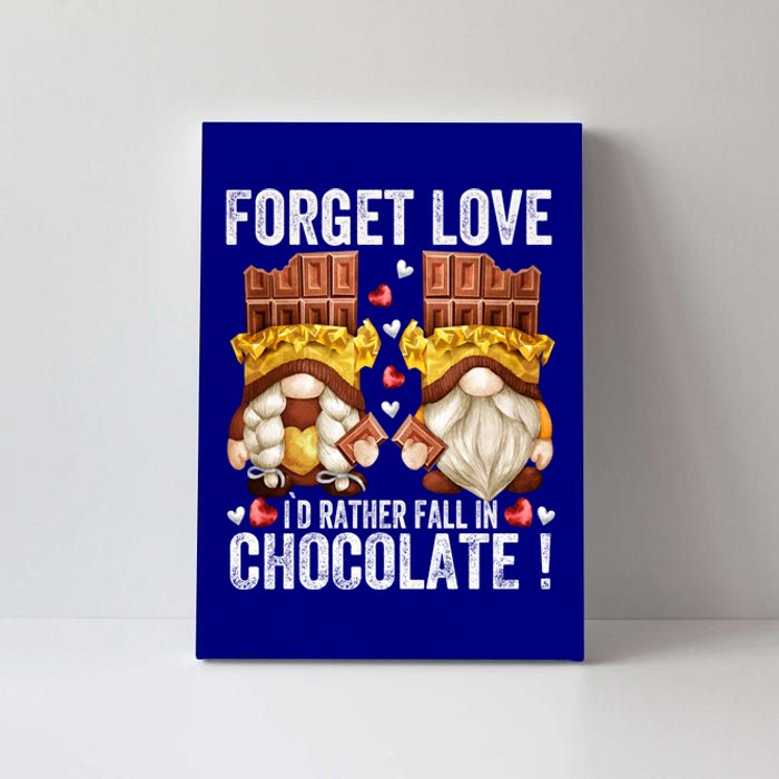 Anti Valentines Day Gnome Cute Gift Unique Chocolate Lover Gift Canvas