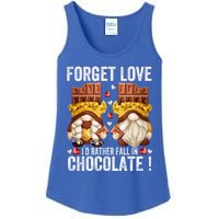 Anti Valentines Day Gnome Cute Gift Unique Chocolate Lover Gift Ladies Essential Tank