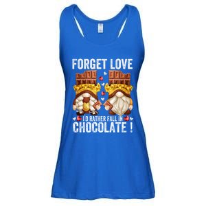 Anti Valentines Day Gnome Cute Gift Unique Chocolate Lover Gift Ladies Essential Flowy Tank