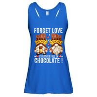 Anti Valentines Day Gnome Cute Gift Unique Chocolate Lover Gift Ladies Essential Flowy Tank