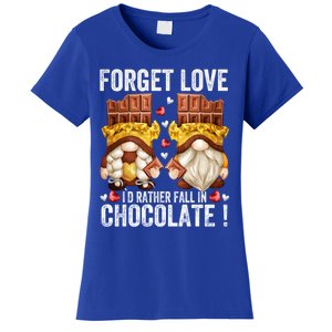 Anti Valentines Day Gnome Cute Gift Unique Chocolate Lover Gift Women's T-Shirt