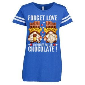 Anti Valentines Day Gnome Cute Gift Unique Chocolate Lover Gift Enza Ladies Jersey Football T-Shirt