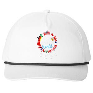 Adult Vacation Drinking Countries International National Snapback Five-Panel Rope Hat