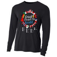 Adult Vacation Drinking Countries International National Cooling Performance Long Sleeve Crew