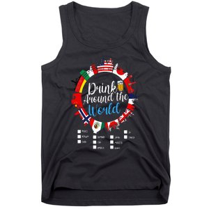 Adult Vacation Drinking Countries International National Tank Top