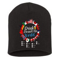 Adult Vacation Drinking Countries International National Short Acrylic Beanie