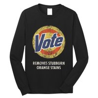 AntiTrump Vote Detergent Funny Vintage Long Sleeve Shirt