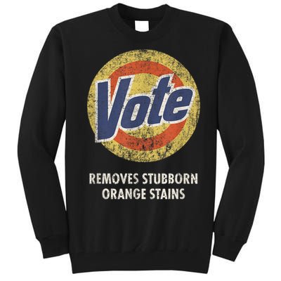 AntiTrump Vote Detergent Funny Vintage Tall Sweatshirt