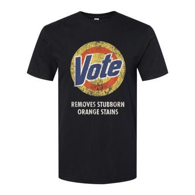 AntiTrump Vote Detergent Funny Vintage Softstyle CVC T-Shirt