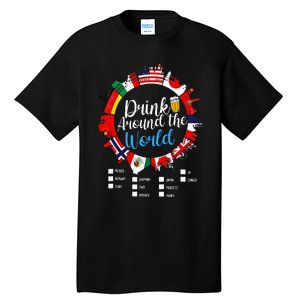 Adult Vacation Drinking Countries International National Tall T-Shirt