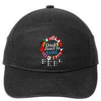 Adult Vacation Drinking Countries International National 7-Panel Snapback Hat