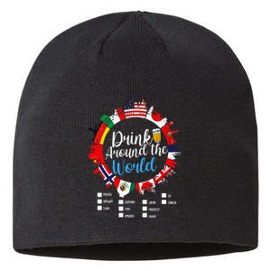 Adult Vacation Drinking Countries International National Sustainable Beanie