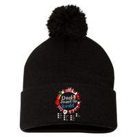 Adult Vacation Drinking Countries International National Pom Pom 12in Knit Beanie