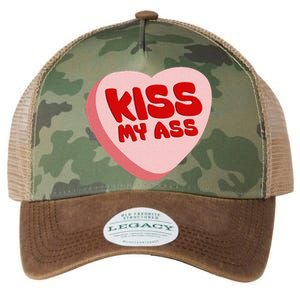 Anti Valentine's Day Funny Valentine Heart Candy Legacy Tie Dye Trucker Hat