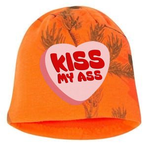 Anti Valentine's Day Funny Valentine Heart Candy Kati - Camo Knit Beanie