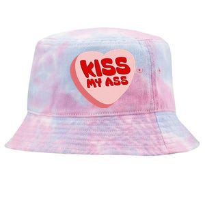 Anti Valentine's Day Funny Valentine Heart Candy Tie-Dyed Bucket Hat