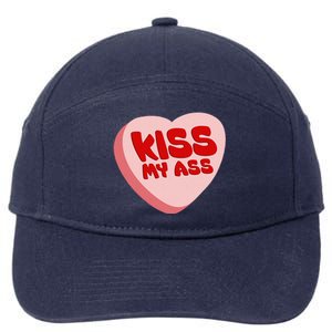 Anti Valentine's Day Funny Valentine Heart Candy 7-Panel Snapback Hat