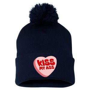 Anti Valentine's Day Funny Valentine Heart Candy Pom Pom 12in Knit Beanie