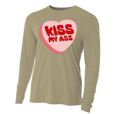 Anti Valentine's Day Funny Valentine Heart Candy Cooling Performance Long Sleeve Crew