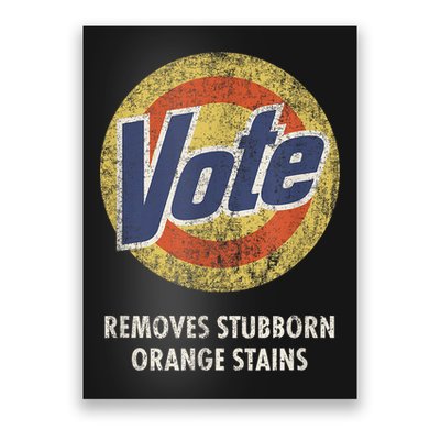 AntiTrump Vote Detergent Funny Vintage Poster