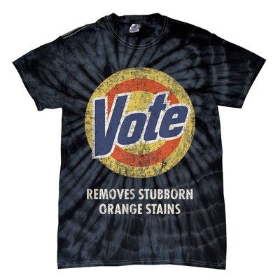 AntiTrump Vote Detergent Funny Vintage Tie-Dye T-Shirt