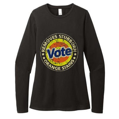 Antitrump Vote Detergent Funny Womens CVC Long Sleeve Shirt