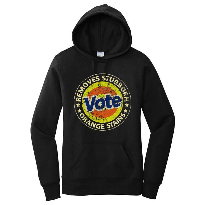 Antitrump Vote Detergent Funny Women's Pullover Hoodie