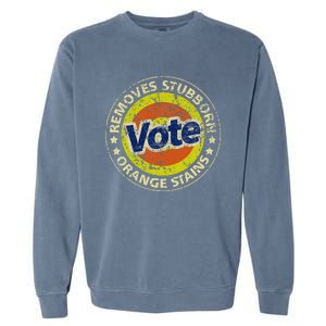 Antitrump Vote Detergent Funny Garment-Dyed Sweatshirt