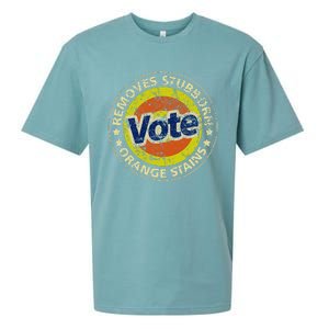 Antitrump Vote Detergent Funny Sueded Cloud Jersey T-Shirt