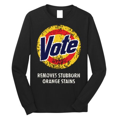 Antitrump Vote Detergent Funny Vintage Long Sleeve Shirt