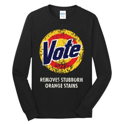 Antitrump Vote Detergent Funny Vintage Tall Long Sleeve T-Shirt