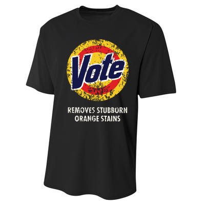 Antitrump Vote Detergent Funny Vintage Performance Sprint T-Shirt