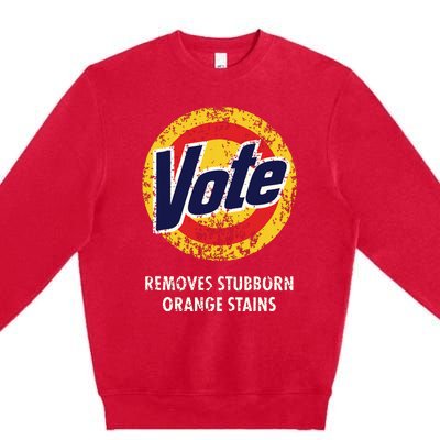 Antitrump Vote Detergent Funny Vintage Premium Crewneck Sweatshirt