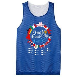 Adult Vacation Drinking Countries International National Mesh Reversible Basketball Jersey Tank