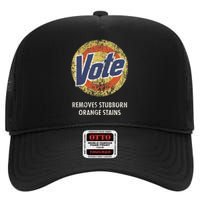 Antitrump Vote Detergent High Crown Mesh Back Trucker Hat