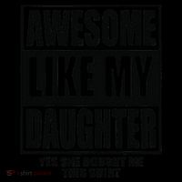 Awesome Vibe Dad Proudly Rocking My Daughter R Beverage 16 in Basic Backpack