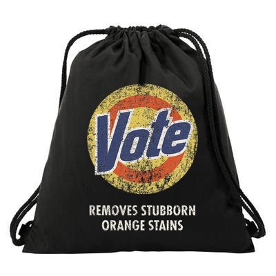Antitrump Vote Detergent Funny Vintage Drawstring Bag