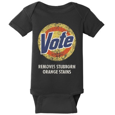 Antitrump Vote Detergent Funny Vintage Baby Bodysuit