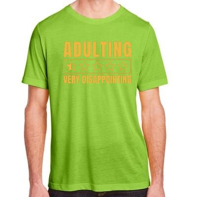 Adulting Very Disappointing Funny Adult ChromaSoft Performance T-Shirt