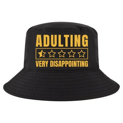 Adulting Very Disappointing Funny Cool Comfort Performance Bucket Hat