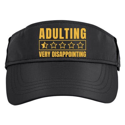 Adulting Very Disappointing Funny Adult Drive Performance Visor