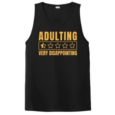 Adulting Very Disappointing Funny PosiCharge Competitor Tank