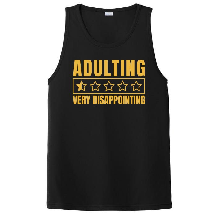 Adulting Very Disappointing Funny PosiCharge Competitor Tank