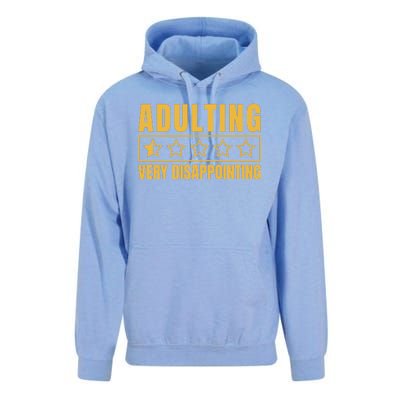 Adulting Very Disappointing Funny Unisex Surf Hoodie