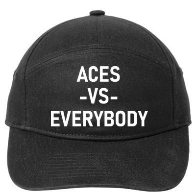 Aces Vs Everybody 7-Panel Snapback Hat