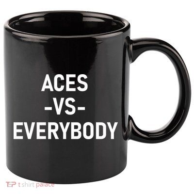 Aces Vs Everybody 11oz C Handle Ceramic Mug
