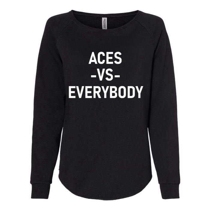 Aces Vs Everybody Womens California Wash Sweatshirt