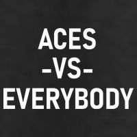 Aces Vs Everybody Golf Towel