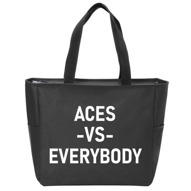 Aces Vs Everybody Zip Tote Bag