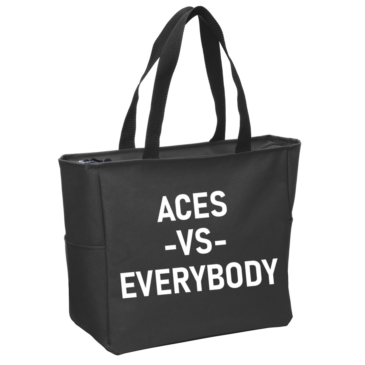Aces Vs Everybody Zip Tote Bag